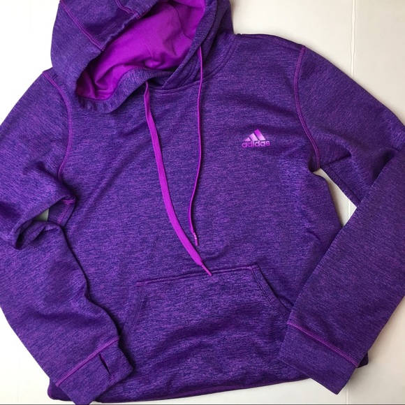 adidas purple hoodie women's